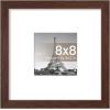 imageupsimples 4x6 Picture Frame Display Pictures 35x5 with Mat or 4 x 6 Without Wall Hanging Photo Frames Brown 1 PackBrown