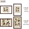 imageupsimples 4x6 Picture Frame Display Pictures 35x5 with Mat or 4 x 6 Without Wall Hanging Photo Frames Brown 1 PackBrown