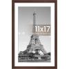 imageupsimples 4x6 Picture Frame Display Pictures 35x5 with Mat or 4 x 6 Without Wall Hanging Photo Frames Brown 1 PackBrown