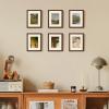 imageupsimples 4x6 Picture Frame Display Pictures 35x5 with Mat or 4 x 6 Without Wall Hanging Photo Frames Brown 1 PackBrown
