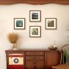 imageupsimples 4x6 Picture Frame Display Pictures 35x5 with Mat or 4 x 6 Without Wall Hanging Photo Frames Brown 1 PackBrown