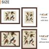 imageupsimples 4x6 Picture Frame Display Pictures 35x5 with Mat or 4 x 6 Without Wall Hanging Photo Frames Brown 1 PackBrown