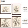 imageupsimples 4x6 Picture Frame Display Pictures 35x5 with Mat or 4 x 6 Without Wall Hanging Photo Frames Brown 1 PackBrown