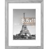 imageupsimples 4x6 Picture Frame Display Pictures 35x5 with Mat or 4 x 6 Without Wall Hanging Photo Frames Brown 1 PackGray