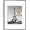 imageupsimples 4x6 Picture Frame Display Pictures 35x5 with Mat or 4 x 6 Without Wall Hanging Photo Frames Brown 1 PackGray