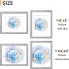imageupsimples 4x6 Picture Frame Display Pictures 35x5 with Mat or 4 x 6 Without Wall Hanging Photo Frames Brown 1 PackGray