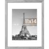 imageupsimples 4x6 Picture Frame Display Pictures 35x5 with Mat or 4 x 6 Without Wall Hanging Photo Frames Brown 1 PackGray