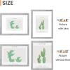 imageupsimples 4x6 Picture Frame Display Pictures 35x5 with Mat or 4 x 6 Without Wall Hanging Photo Frames Brown 1 PackGray