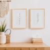 imageupsimples 4x6 Picture Frame Display Pictures 35x5 with Mat or 4 x 6 Without Wall Hanging Photo Frames Brown 1 PackNatural
