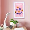 imageupsimples 4x6 Picture Frame Display Pictures 35x5 with Mat or 4 x 6 Without Wall Hanging Photo Frames Brown 1 PackPurple