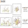 imageupsimples 4x6 Picture Frame Display Pictures 35x5 with Mat or 4 x 6 Without Wall Hanging Photo Frames Brown 1 PackRustic White