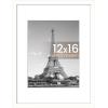 imageupsimples 4x6 Picture Frame Display Pictures 35x5 with Mat or 4 x 6 Without Wall Hanging Photo Frames Brown 1 PackWhite