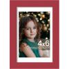 imageupsimples 20x30 Poster Frame Display Pictures 16x24 with Mat or 20x30 Without Mat Wall Hanging Picture Frame Natural 1 PackRed