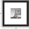 imageupsimples 20x30 Poster Frame Display Pictures 16x24 with Mat or 20x30 Without Mat Wall Hanging Picture Frame Natural 1 PackBlack