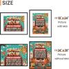 imageupsimples 20x30 Poster Frame Display Pictures 16x24 with Mat or 20x30 Without Mat Wall Hanging Picture Frame Natural 1 PackBlack