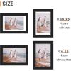imageupsimples 20x30 Poster Frame Display Pictures 16x24 with Mat or 20x30 Without Mat Wall Hanging Picture Frame Natural 1 PackBlack