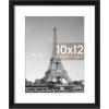 imageupsimples 20x30 Poster Frame Display Pictures 16x24 with Mat or 20x30 Without Mat Wall Hanging Picture Frame Natural 1 PackBlack