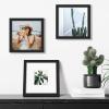 imageupsimples 20x30 Poster Frame Display Pictures 16x24 with Mat or 20x30 Without Mat Wall Hanging Picture Frame Natural 1 PackBlack