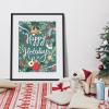 imageupsimples 20x30 Poster Frame Display Pictures 16x24 with Mat or 20x30 Without Mat Wall Hanging Picture Frame Natural 1 PackBlack