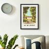 imageupsimples 20x30 Poster Frame Display Pictures 16x24 with Mat or 20x30 Without Mat Wall Hanging Picture Frame Natural 1 PackBlack