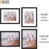 imageupsimples 20x30 Poster Frame Display Pictures 16x24 with Mat or 20x30 Without Mat Wall Hanging Picture Frame Natural 1 PackBlack