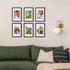 imageupsimples 20x30 Poster Frame Display Pictures 16x24 with Mat or 20x30 Without Mat Wall Hanging Picture Frame Natural 1 PackBlack