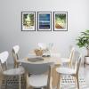 imageupsimples 20x30 Poster Frame Display Pictures 16x24 with Mat or 20x30 Without Mat Wall Hanging Picture Frame Natural 1 PackBlack