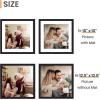 imageupsimples 20x30 Poster Frame Display Pictures 16x24 with Mat or 20x30 Without Mat Wall Hanging Picture Frame Natural 1 PackBlack