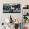 imageupsimples 20x30 Poster Frame Display Pictures 16x24 with Mat or 20x30 Without Mat Wall Hanging Picture Frame Natural 1 PackBlack