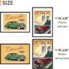 imageupsimples 20x30 Poster Frame Display Pictures 16x24 with Mat or 20x30 Without Mat Wall Hanging Picture Frame Natural 1 PackBlack