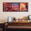 imageupsimples 20x30 Poster Frame Display Pictures 16x24 with Mat or 20x30 Without Mat Wall Hanging Picture Frame Natural 1 PackBlack