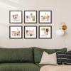 imageupsimples 20x30 Poster Frame Display Pictures 16x24 with Mat or 20x30 Without Mat Wall Hanging Picture Frame Natural 1 PackBlack
