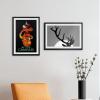 imageupsimples 20x30 Poster Frame Display Pictures 16x24 with Mat or 20x30 Without Mat Wall Hanging Picture Frame Natural 1 PackBlack