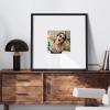 imageupsimples 20x30 Poster Frame Display Pictures 16x24 with Mat or 20x30 Without Mat Wall Hanging Picture Frame Natural 1 PackBlack