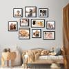 imageupsimples 20x30 Poster Frame Display Pictures 16x24 with Mat or 20x30 Without Mat Wall Hanging Picture Frame Natural 1 PackBlack