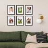 imageupsimples 20x30 Poster Frame Display Pictures 16x24 with Mat or 20x30 Without Mat Wall Hanging Picture Frame Natural 1 PackBlack