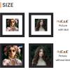 imageupsimples 20x30 Poster Frame Display Pictures 16x24 with Mat or 20x30 Without Mat Wall Hanging Picture Frame Natural 1 PackBlack