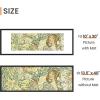 imageupsimples 20x30 Poster Frame Display Pictures 16x24 with Mat or 20x30 Without Mat Wall Hanging Picture Frame Natural 1 PackBlack