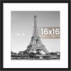 imageupsimples 20x30 Poster Frame Display Pictures 16x24 with Mat or 20x30 Without Mat Wall Hanging Picture Frame Natural 1 PackBlack