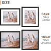 imageupsimples 20x30 Poster Frame Display Pictures 16x24 with Mat or 20x30 Without Mat Wall Hanging Picture Frame Natural 1 PackBlack
