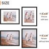 imageupsimples 20x30 Poster Frame Display Pictures 16x24 with Mat or 20x30 Without Mat Wall Hanging Picture Frame Natural 1 PackBlack