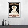 imageupsimples 20x30 Poster Frame Display Pictures 16x24 with Mat or 20x30 Without Mat Wall Hanging Picture Frame Natural 1 PackBlack