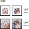 imageupsimples 20x30 Poster Frame Display Pictures 16x24 with Mat or 20x30 Without Mat Wall Hanging Picture Frame Natural 1 PackBlack