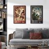 imageupsimples 20x30 Poster Frame Display Pictures 16x24 with Mat or 20x30 Without Mat Wall Hanging Picture Frame Natural 1 PackBlack