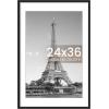 imageupsimples 20x30 Poster Frame Display Pictures 16x24 with Mat or 20x30 Without Mat Wall Hanging Picture Frame Natural 1 PackBlack