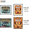 imageupsimples 20x30 Poster Frame Display Pictures 16x24 with Mat or 20x30 Without Mat Wall Hanging Picture Frame Natural 1 PackBlack