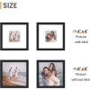 imageupsimples 20x30 Poster Frame Display Pictures 16x24 with Mat or 20x30 Without Mat Wall Hanging Picture Frame Natural 1 PackBlack