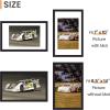 imageupsimples 20x30 Poster Frame Display Pictures 16x24 with Mat or 20x30 Without Mat Wall Hanging Picture Frame Natural 1 PackBlack