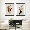 imageupsimples 20x30 Poster Frame Display Pictures 16x24 with Mat or 20x30 Without Mat Wall Hanging Picture Frame Natural 1 PackBlack