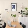imageupsimples 20x30 Poster Frame Display Pictures 16x24 with Mat or 20x30 Without Mat Wall Hanging Picture Frame Natural 1 PackBlack